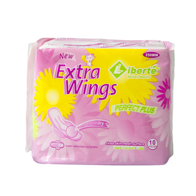 نوار بهداشتی Extra Wings ارگانیک 250 میلی متر خشکی زنان با نوار بهداشتی