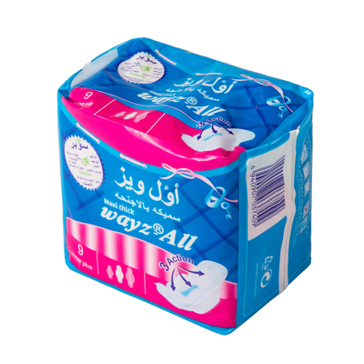 نوار بهداشتی زنانه معمولی ضد نشتی 155mm 410mm