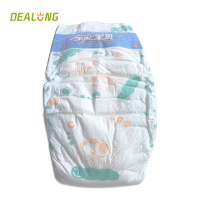 پوشک بچه نوزاد PE Backsheet پوشک تنفسی نرم پنبه ای قابلیت جذب FDA