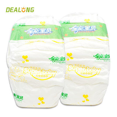پوشک بچه نوزاد PE Backsheet پوشک تنفسی نرم پنبه ای قابلیت جذب FDA