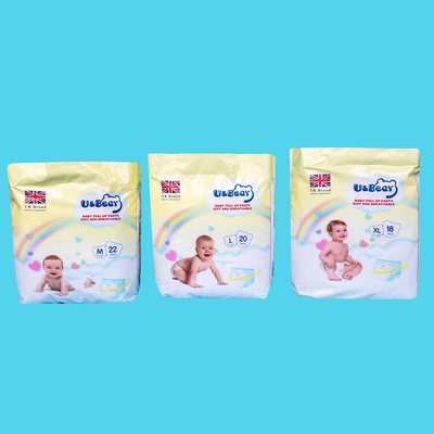 سفید ADL Baby Pull Up Pull Up پوشک فوق العاده جذبی ارگانیک چاپ شده