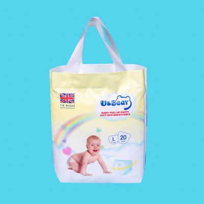 سفید ADL Baby Pull Up Pull Up پوشک فوق العاده جذبی ارگانیک چاپ شده
